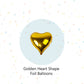 Golden Birthday Decoration Item – Pack of 38 Pcs - Happy Birthday Foil, Star Shape Foil, Chrome & Latex balloons - birthaday decoration kit - CherishX Partystore