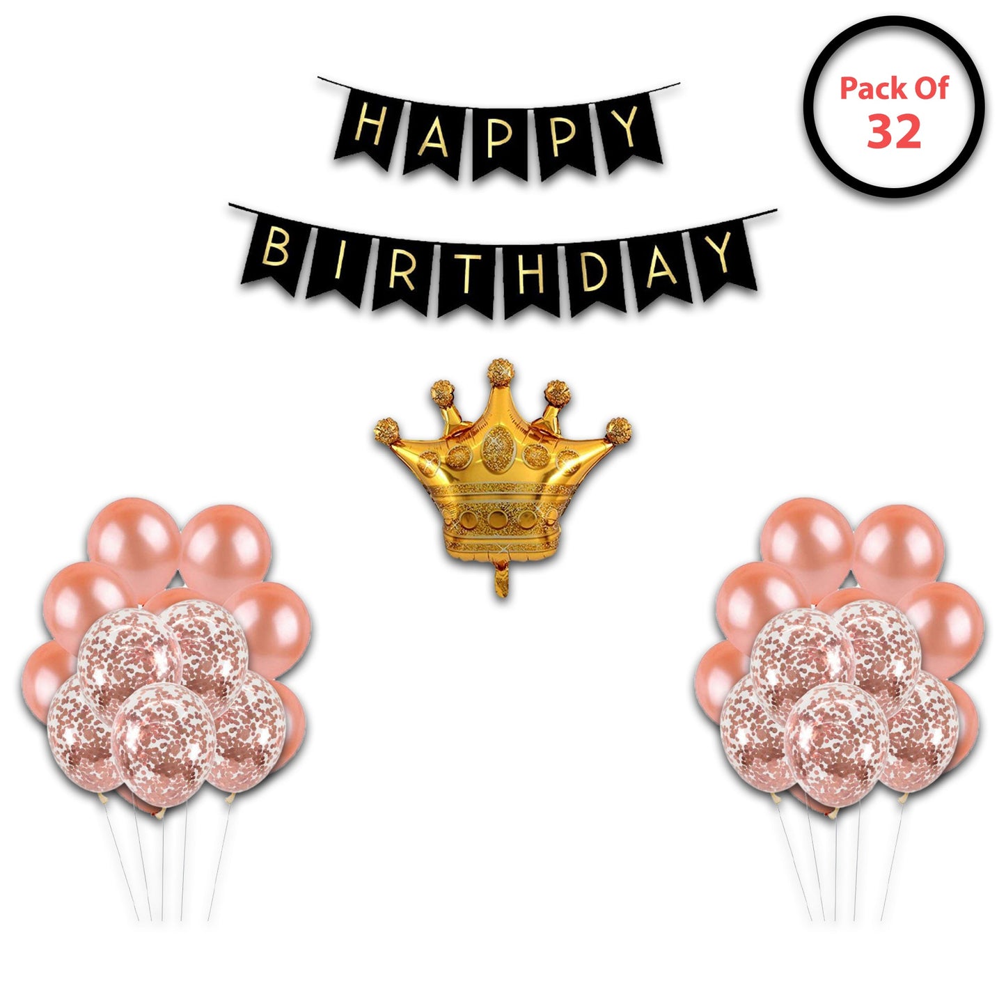 Golden Crown Shape Foil Balloon freeshipping - CherishX Partystore