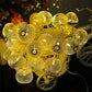 Golden Metal Rain Drop Copper String Fairy Light for Home,Office, Diwali, Eid & Christmas Decoration - Warm White, 15 Bulb & 3 Meterslights for Decoration, Lighting for Home Decoration freeshipping - CherishX Partystore