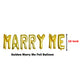 Golden Pack - Golden Marry Me Decoration Balloon Kit 71Pc Combo - Valentine day freeshipping - CherishX Partystore