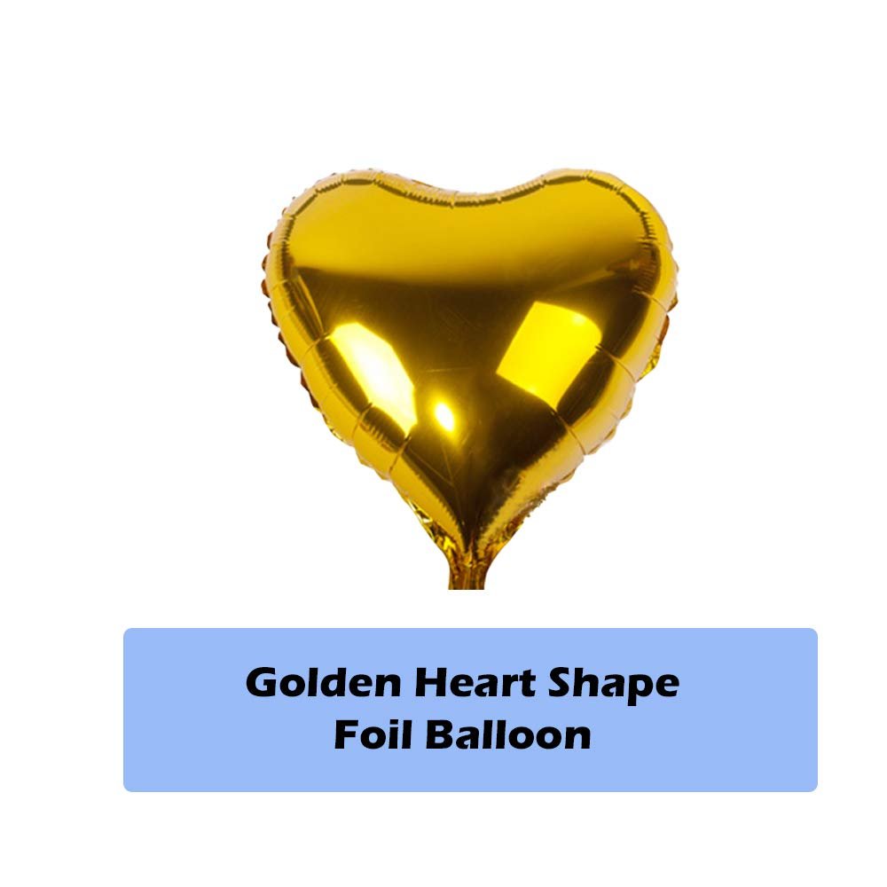 Golden & Silver Birthday Balloons for Decoration - Pack Of 53 Pcs - 1st, 10th, 18th, 21st, 25th, 30th, 40th - CherishX Partystore