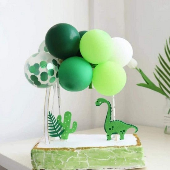Green Balloon Cake Topper, Cupcake Toppers For All Occasions Special Decorations Item freeshipping - CherishX Partystore