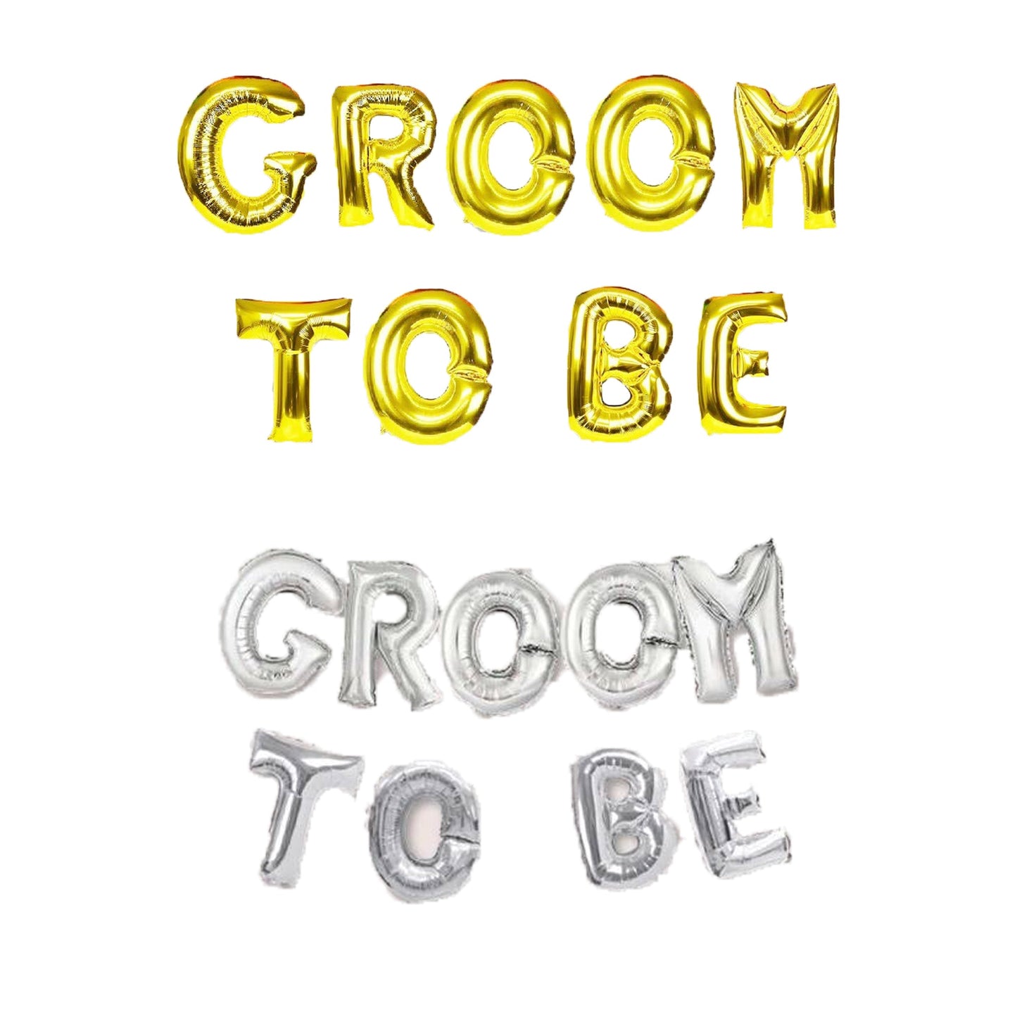 Groom to be Letter Foil Letter Balloon - Silver & Golden Color freeshipping - CherishX Partystore