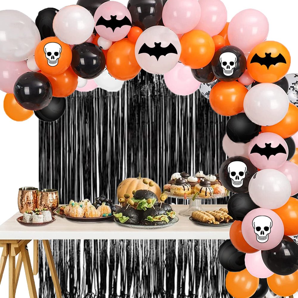 Halloween Balloons Garland Kit - Pack of 71 Pcs - Latex Balloons Foil Balloon Decoration Set for Party freeshipping - CherishX Partystore