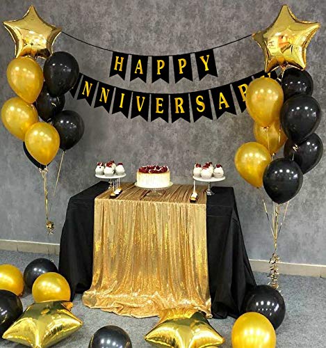 Happy Anniversary Bunting freeshipping - CherishX Partystore