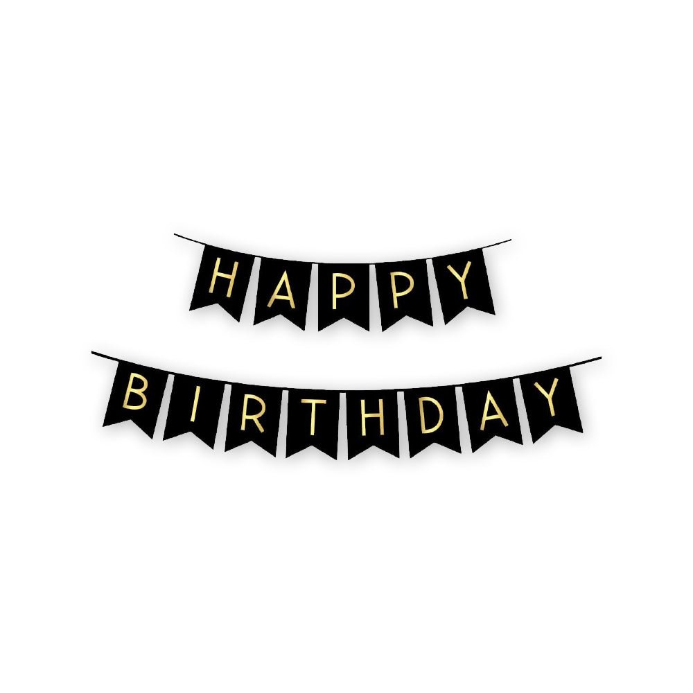 Happy Birthday Banner, Happy Birthday Buntings freeshipping - CherishX Partystore