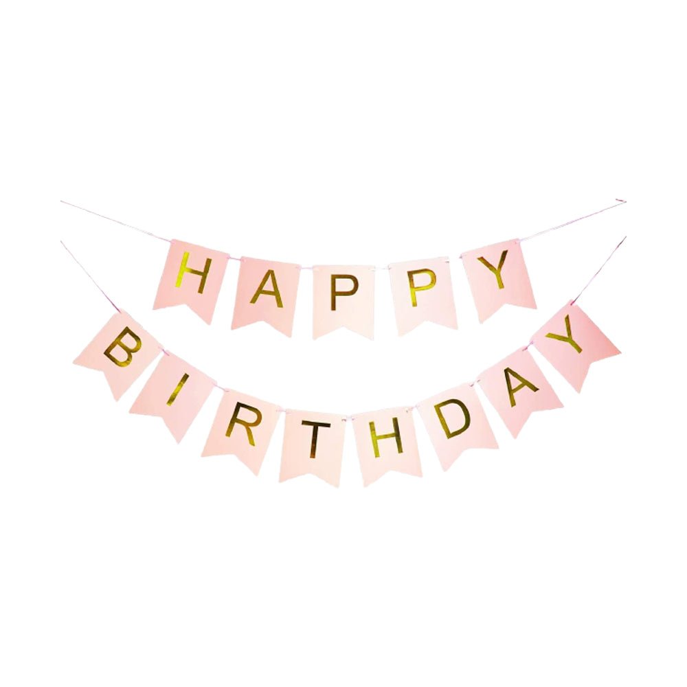 Happy Birthday Banner, Happy Birthday Buntings freeshipping - CherishX Partystore