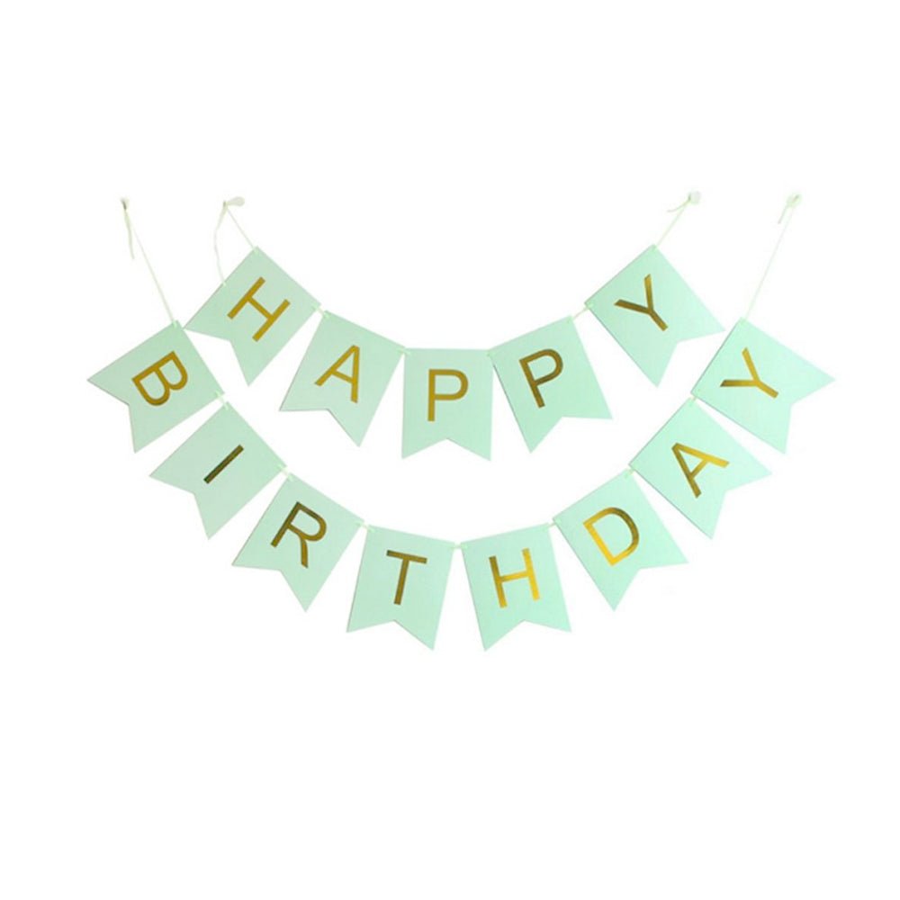 Happy Birthday Banner, Happy Birthday Buntings freeshipping - CherishX Partystore