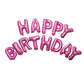 Happy Birthday Letter Foil Balloon 16 Inches freeshipping - CherishX Partystore