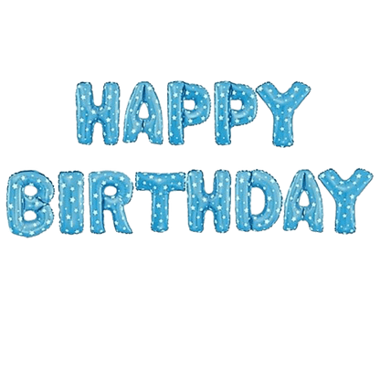 Happy Birthday Letter Foil Balloon 16 Inches freeshipping - CherishX Partystore