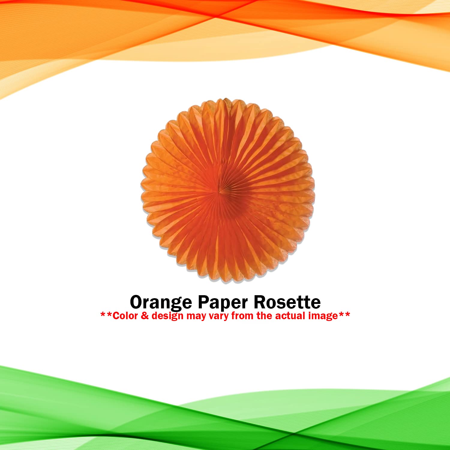 Happy Republic Day Decoration - Pack of 10 - Foil Balloon and Tricolor Rosettes freeshipping - CherishX Partystore