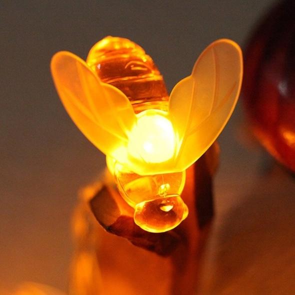 Honey Bee Fairy String Lights, Plug in String Lights 16 LED, 3 Meters Warm White Lights for Christmas, New Year, Weeding Indoor Outdoor Decoration, Fairy Lights for Room Decoration freeshipping - CherishX Partystore