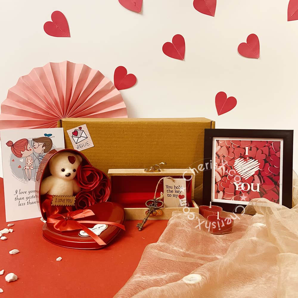 Key To My Heart Hamper - Valentine Day Gift for Girls Boys Girlfriend Boyfriend Husband Wife freeshipping - CherishX Partystore