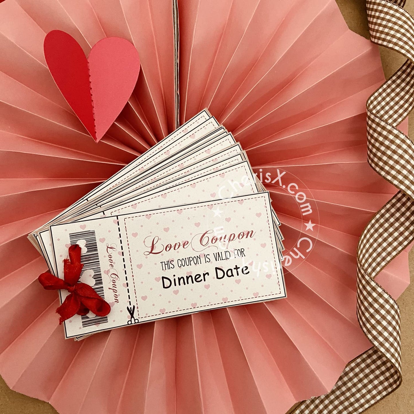 Love Coupon - Valentine Gift/Valentine Day Gift for Girlfriend/boy Friend/Valentines Day Gift freeshipping - CherishX Partystore