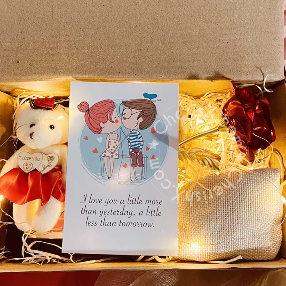 Love Rose Hamper - Valentine Day Gift for Girls Boys Girlfriend Boyfriend Husband Wife freeshipping - CherishX Partystore