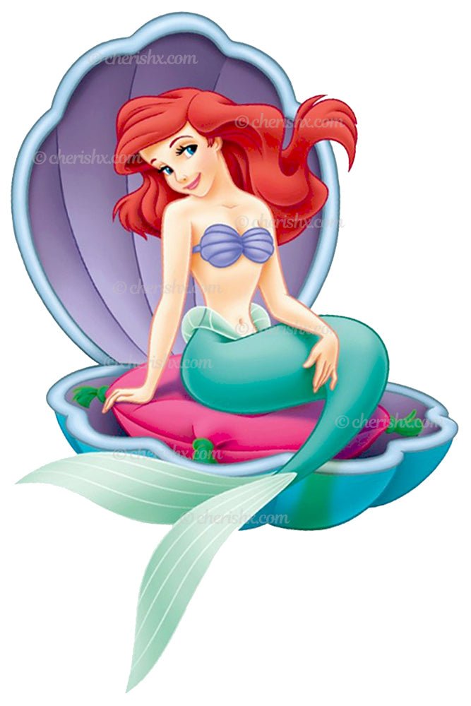 Mermaid Theme Kids Happy Birthday Cutout - Ariel freeshipping - CherishX Partystore