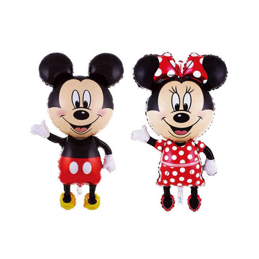 Mickey & Minnie Theme foil balloons Kids Birthday Decoration Bunch freeshipping - CherishX Partystore