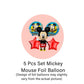 Mickey Mouse Theme Birthday Party Decorations - Pack of 68 Pcs - Banner, Mickey Foil Bunch, Foil Curtain, Latex & Pastel Balloon for Birthday Wall Decoration freeshipping - CherishX Partystore