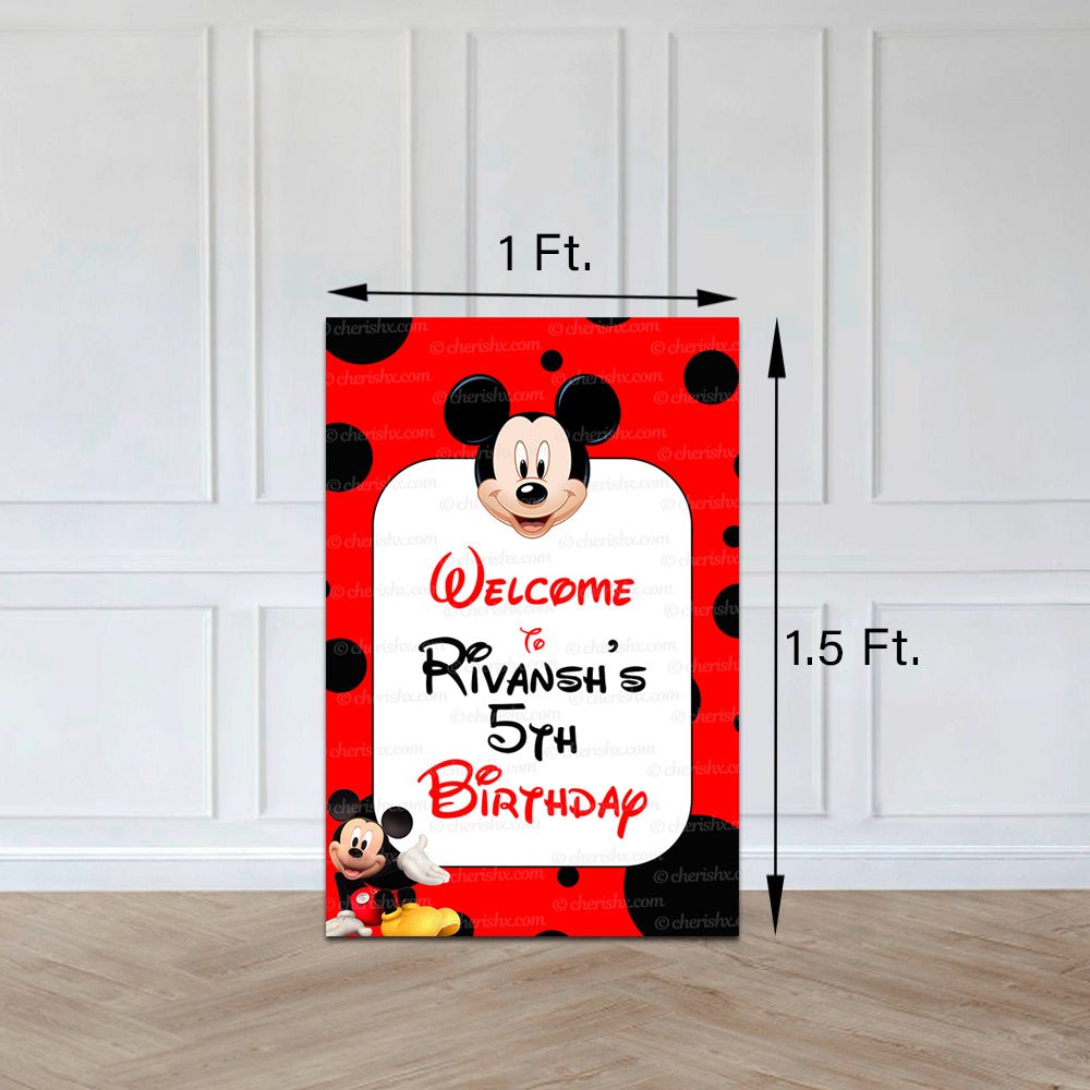 Mickey Mouse theme Combo Birthday Kit - Silver freeshipping - CherishX Partystore