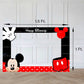 Mickey Theme Personalized Kids Happy Birthday Photobooth Frame freeshipping - CherishX Partystore