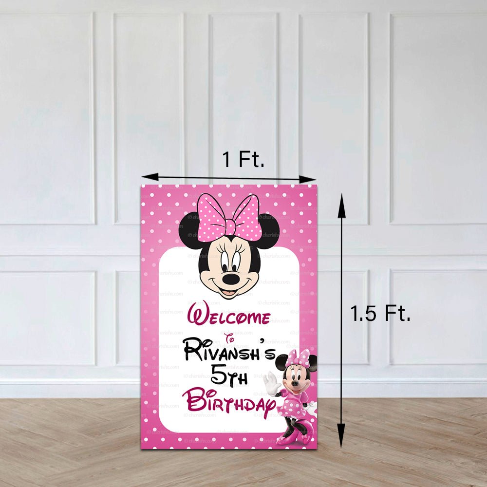 Minnie theme Combo Birthday Kit - Gold freeshipping - CherishX Partystore