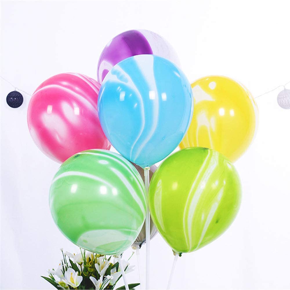 Multicolor Marble Latex Balloons for Home Decoration freeshipping - CherishX Partystore