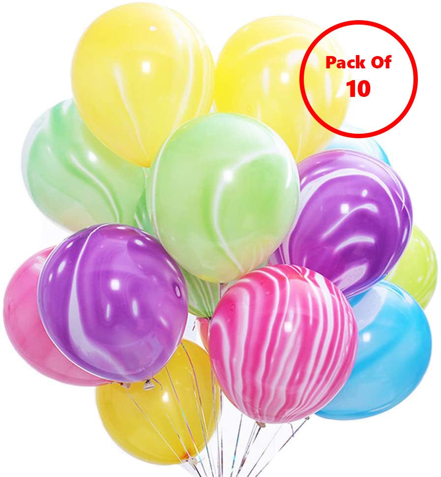 Multicolor Marble Latex Balloons for Home Decoration freeshipping - CherishX Partystore