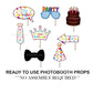 Multicolor Surprise Happy Birthday Photo Booth Party Props freeshipping - CherishX Partystore