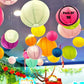Mutlicolor Hanging Paper Lanterns for Festive/Birthday/Wedding Party Decoration freeshipping - CherishX Partystore