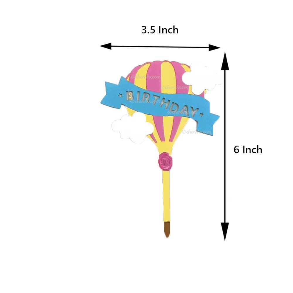 Parachute Shape Cake Toppers for Happy Birthday Cake Topper, Cupcake Toppers Special Decorations Item freeshipping - CherishX Partystore