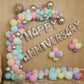 Pastel Happy Anniversary Balloon Decoration Kit Items Pack of 85 Pcs freeshipping - CherishX Partystore