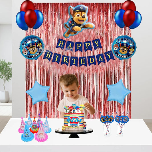 Paw Patrol Theme Kids Birthday Party Decoration Items - Pack of 38 Pcs freeshipping - CherishX Partystore