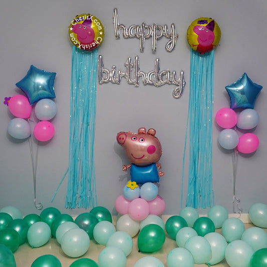 Peppa Pig Party Decorations, Peppa Pig Birthday Decorations, Peppa Pig  Theme, Peppa Pig Photo Props, Peppa Pig Letters 
