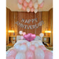 Pink Anniversary Decoration For Home - 39 Pcs Combo - Happy Anniversary Foil, Heart Shape Foil Balloon And Latex Balloon - Balloon Decoration Item for Home or Bedroom freeshipping - CherishX Partystore