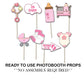 Pink Baby Shower Theme Photo Booth Party Props freeshipping - CherishX Partystore