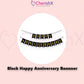 Pink & Yellow Anniversary Party Decoration for Husband 65 Pcs Combo Anniversary Banner, Flag Bunting Cursive Love foil, Arch Strip and Balloon Glue Anniversary Celebration Decorations Set freeshipping - CherishX Partystore