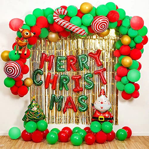 Christmas Balloon Decorations| Office, Room & Wall Xmas ...