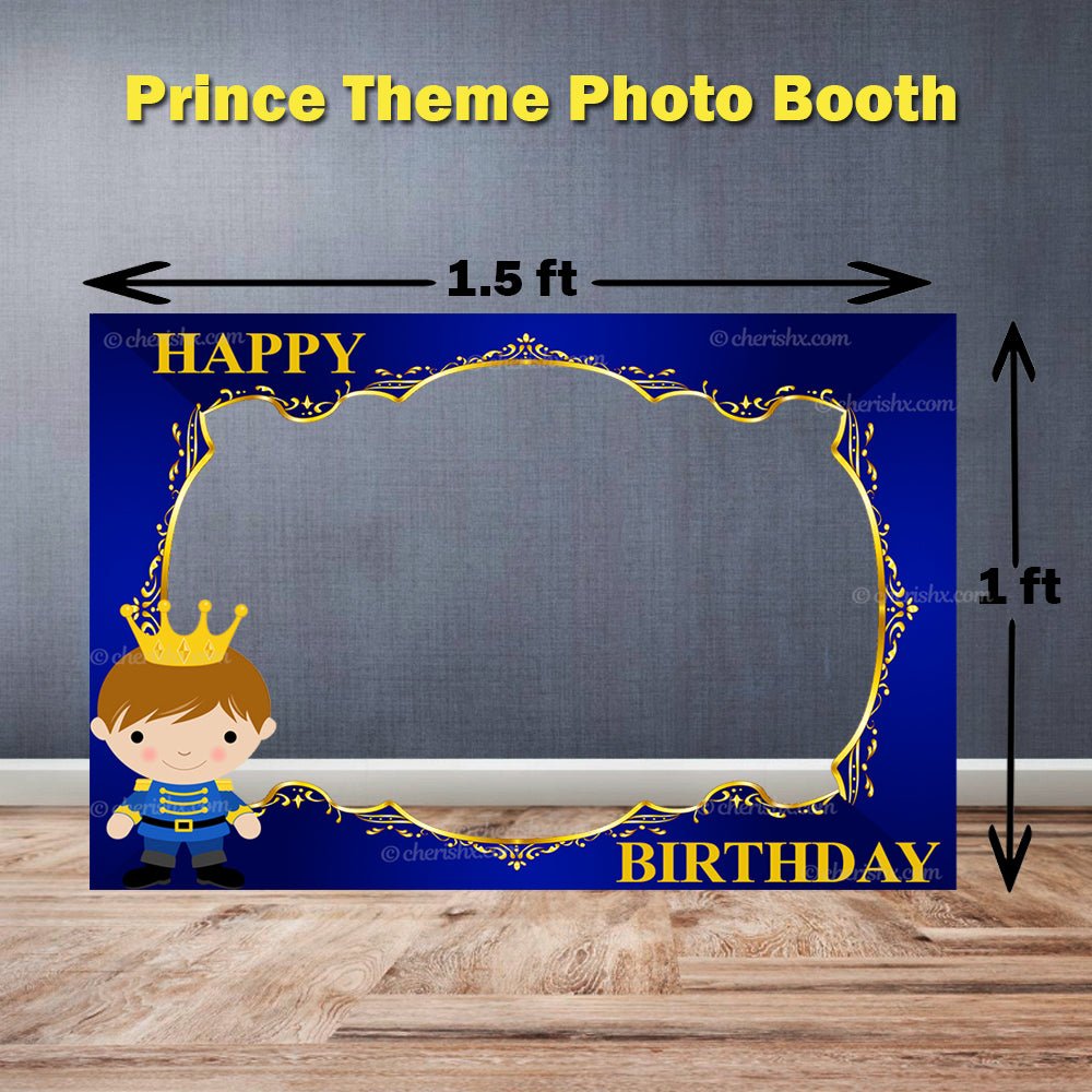 Prince theme Combo Birthday Kit - Gold freeshipping - CherishX Partystore