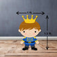 Prince Theme Kids Happy Birthday Cutout - Prince with Crown freeshipping - CherishX Partystore