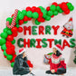 Red & Green Christmas Wall Decoration Kit For Home & Office- 69 Pcs Combo- Decoration Items for Christmas Party freeshipping - CherishX Partystore
