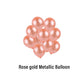 Rose gold Balloons For New Year Decoration - Pack of 38 Pcs - Happy New Year Foil, Fairy Light, Confetti, Metallic & Latex Balloon Kit DIY Decoration Party Kit Party Supplies freeshipping - CherishX Partystore