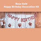 Rosegold Balloons for Birthday Decoration Items - 46 Pcs Combo - DIY Kit freeshipping - CherishX Partystore