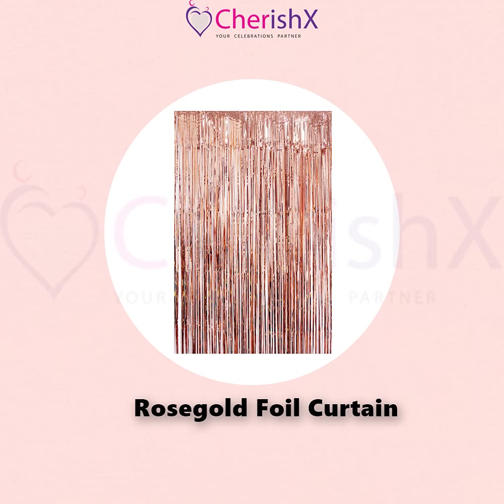 Rosegold Happy Anniversary Foil Balloons - 60 Pcs Combo - Banner, Cursive Love, Transparent Love Cube Box, Balloons - For wedding anniversary decoration items For Home - Husband Wife freeshipping - CherishX Partystore