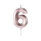 Rosegold Numeral Birthday Candles - Used for Cake Decoration on Birthday Parties and Wedding Anniversary Celebration freeshipping - CherishX Partystore