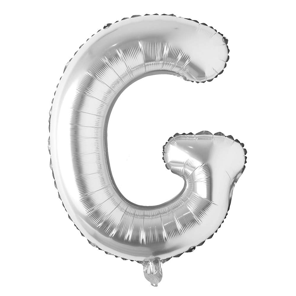 Silver Color Alphabet Foil Balloon 32 Inch Letters freeshipping - CherishX Partystore