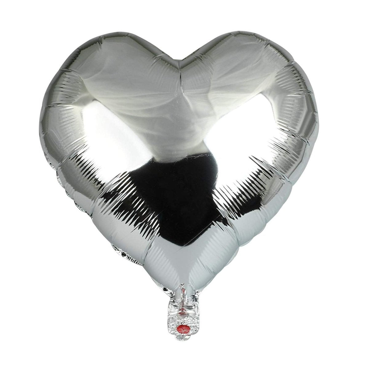 Silver Heart Shape Foil Balloons 16" Inches for Party Decorations 5pcs freeshipping - CherishX Partystore