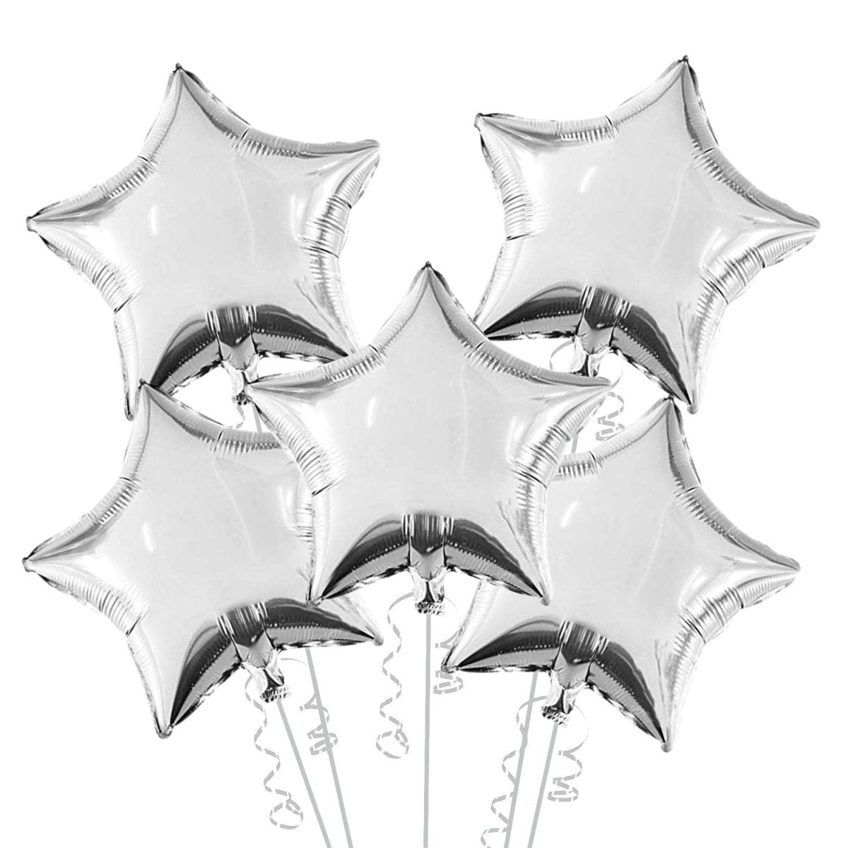 Silver Star Shape Foil Balloon freeshipping - CherishX Partystore