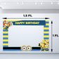 Minion Photobooth Frame Kids Happy Birthday