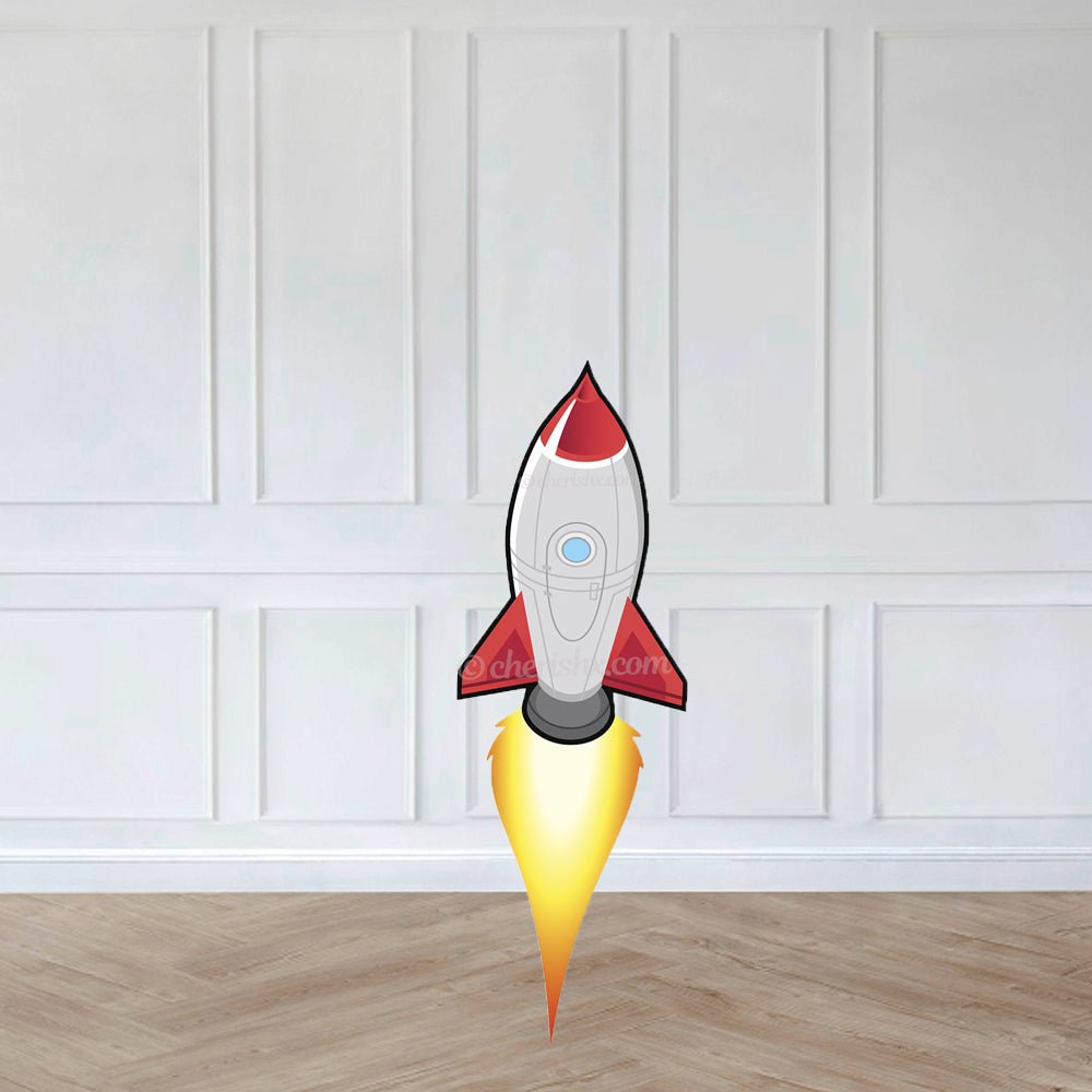 Space Theme Kids Happy Birthday Cutout - Rocket freeshipping - CherishX Partystore