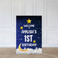 Star & Moon Theme Personalized Welcome Board for Kids Birthday - Welcome Door freeshipping - CherishX Partystore